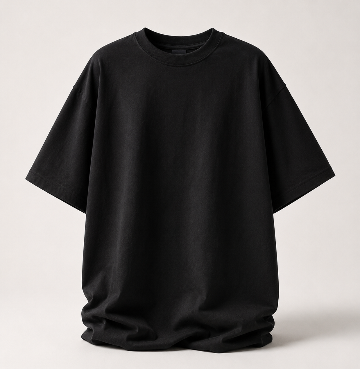 Noir | Essential Oversized T-Shirt + Boîte Plantable