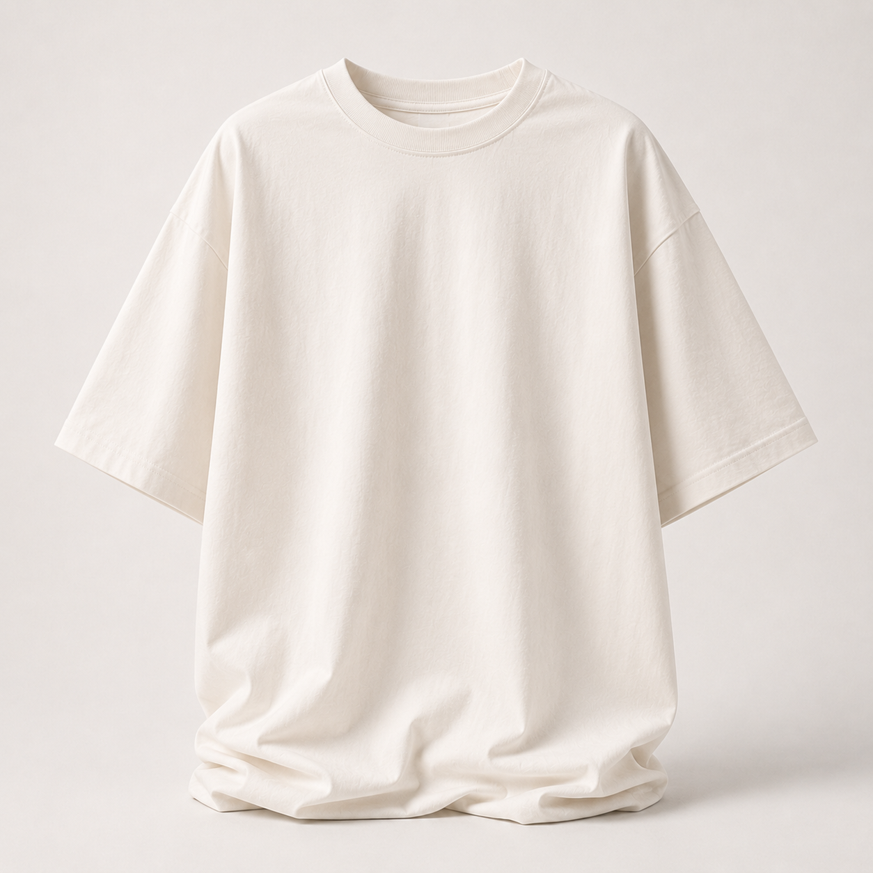 Blanc Cassé | Essential Oversized T-Shirt + Boîte Plantable